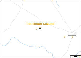 map of Colonia Peguajhó