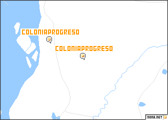 map of Colonia Progreso