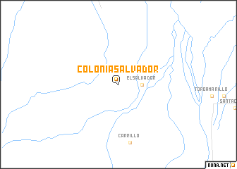 map of Colonia Salvador