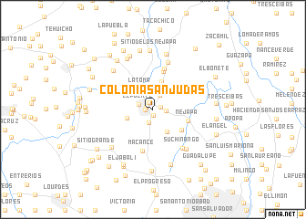map of Colonia San Judas