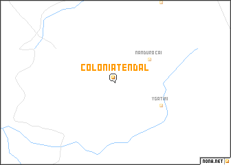 map of Colonia Tendal