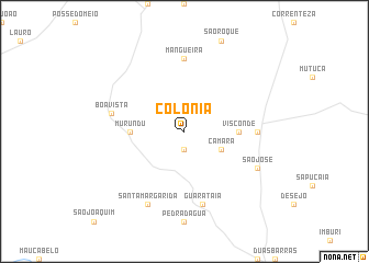 map of Colônia