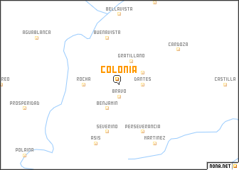 map of Colonia