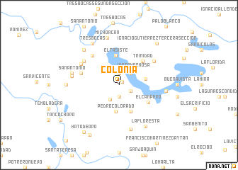 map of Colonia