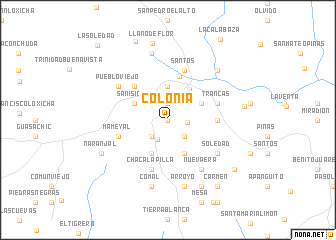 map of Colonia