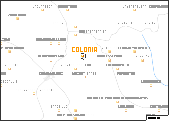 map of Colonia