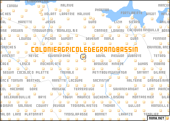 map of Colonie Agricole de Grand Bassin