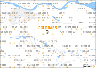 map of Colonjes