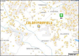 map of Colony Fairfield