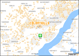 map of Colony Hills