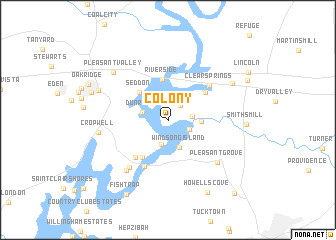 map of Colony