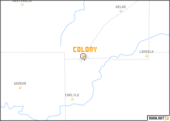 map of Colony