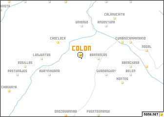 map of Colon