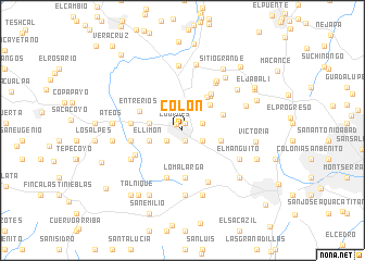 map of Colón