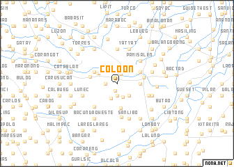 map of Coloon