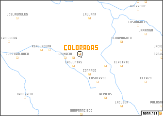 map of Coloradas