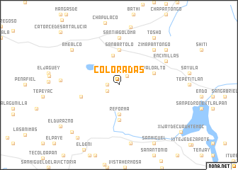 map of Coloradas