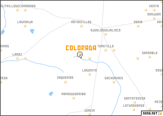 map of Colorada