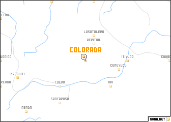 map of Colorada