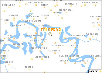 map of Colorada