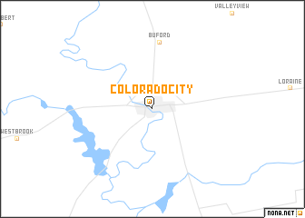 map of Colorado City