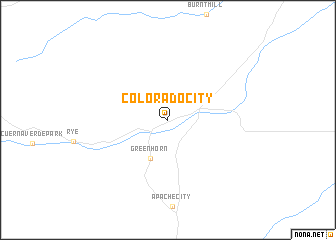 map of Colorado City