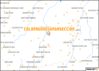 map of Colorado Segunda Sección