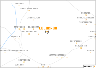 map of Colorado