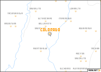 map of Colorado