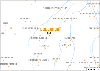 map of Colorado