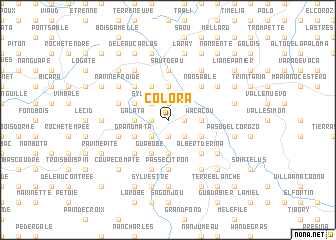 map of Colora