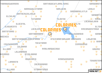 map of Colorines