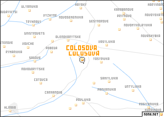 map of Colosova