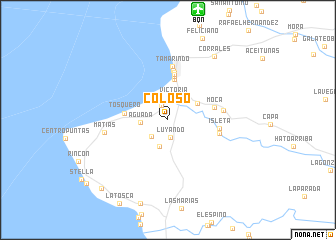 map of Coloso