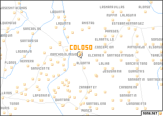 map of Coloso