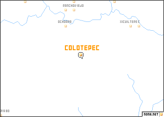 map of Colotepec