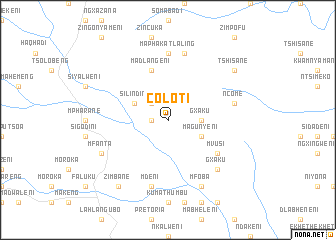 map of Coloti