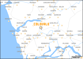 map of Colovale