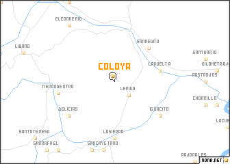 map of Coloya