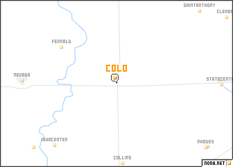 map of Colo