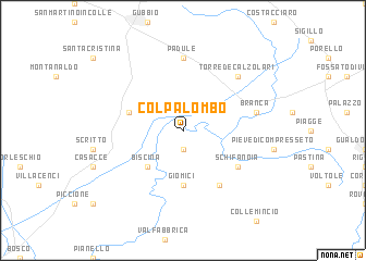 map of Colpalombo