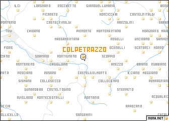 map of Colpetrazzo