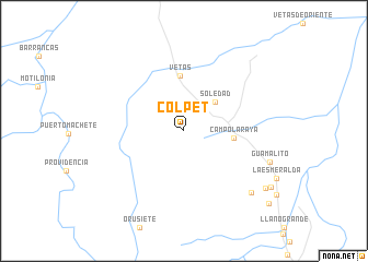 map of Colpet