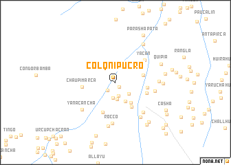 map of Colqnipucro