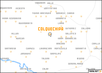 map of Colque Chipa