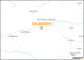map of Colquhonny