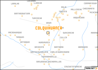 map of Colquihuanca