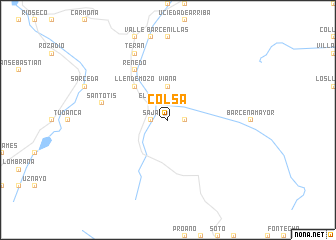 map of Colsa