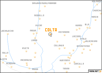 map of Colta