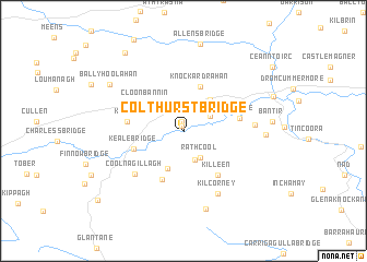 map of Colthurst Bridge